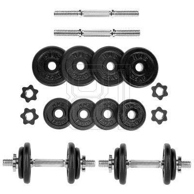 30. Dumbbells in a case HMS ST20 2 x 10kg 17-59-101