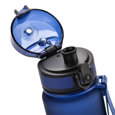 12. Meteor 650 ml navy blue sports bottle