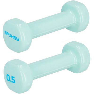9. Spokey Shape vinyl dumbbells 941963