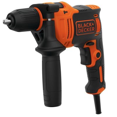 9. Black & Decker BEH710-QS Drill, 2800 RPM, Black, Orange