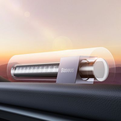 10. Baseus parking plate for the telephone number on the gray dashboard