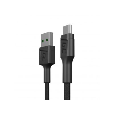 GREEN CELL KABGC23 GC POWERSTREAM CABLE USB-A - MICRO USB 30CM, FAST CHARGING ULTRA CHARGE, QC 3.0