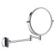 Cosmetic mirror on a movable arm - double-sided