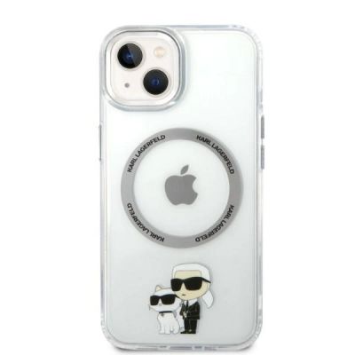 3. Karl Lagerfeld KLHMP14MHNKCIT iPhone 14 Plus 6.7" hardcase transparent Iconic Karl&Choupette Magsafe