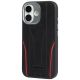 3. Audi R8 Genuine Leather MagSafe Case for iPhone 17 - Black and Red