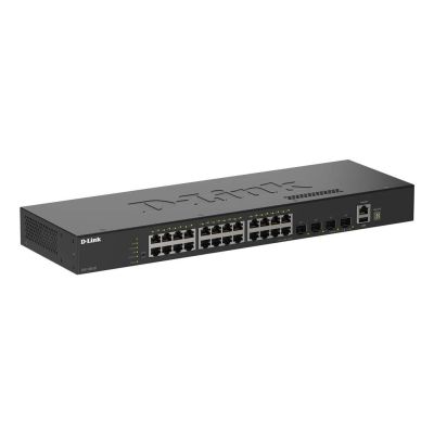 D-Link DGS-1530-28/E Managed Network Switch L2 Gigabit Ethernet (10/100/1000) Black