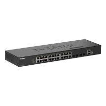 D-Link DGS-1530-28/E Managed Network Switch L2 Gigabit Ethernet (10/100/1000) Black