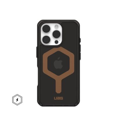 UAG Plyo Magsafe - protective case for iPhone 16 Pro compatible with MagSafe (black/bronze)