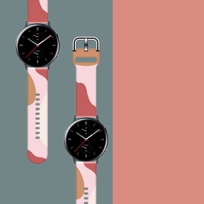 3. Strap Moro for Samsung Galaxy Watch 45 / 46 / 47 mm silicone bracelet watch band - pattern 12