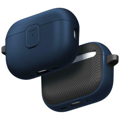 7. Uniq Clyde Case for AirPods Pro 3rd Gen - Blue/Gray