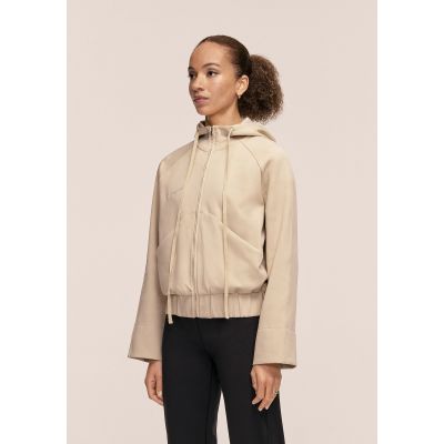 5. CASALL Aria Zip Hoodie Jacket, beige