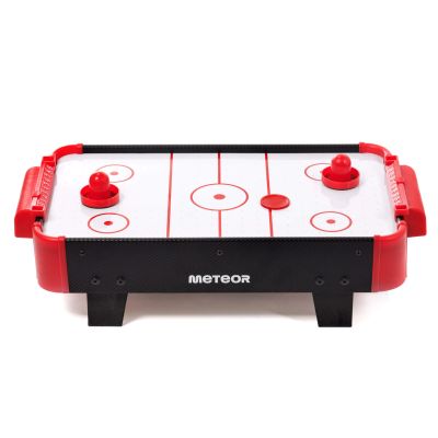 9. Meteor air hockey table black/red
