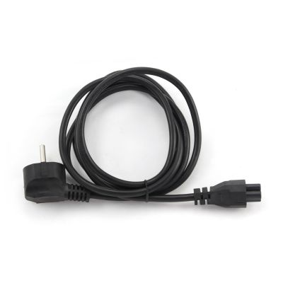 2. GEMBIRD POWER CABLE FOR NOTEBOOK CLOVERLEAF C5 (3 PIN) VDE 1M, BLACK