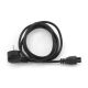 2. GEMBIRD POWER CABLE FOR NOTEBOOK CLOVERLEAF C5 (3 PIN) VDE 1M, BLACK