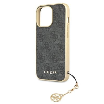6. Guess GUHCP13XGF4GGR iPhone 13 Pro Max 6.7" grey/grey hardcase 4G Charms Collection