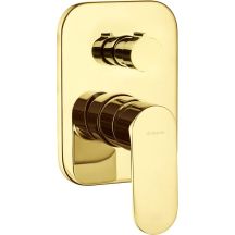 Concealed shower tap with shower diverter