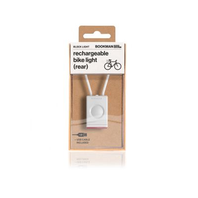 8. BOOKMAN Block Light Front 50lm Bicycle Lamp