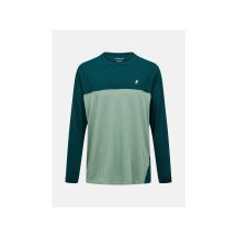 Koszulka męska PEAK PERFORMANCE M Trail Wool-Blend Longsleeve kolor zielony