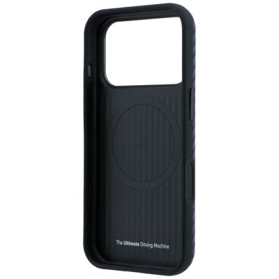 7. BMW M Carbon Metal Logo MagSafe Case for iPhone 17 Pro Max / 18 Pro Max - Navy Blue
