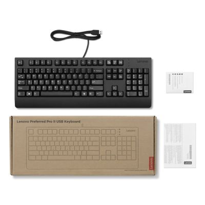 4. Lenovo 4Y41R64588 Keyboard Home/Office USB US English Black