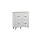 4. Chest of drawers LOTTA 110 4D white + sonoma oak