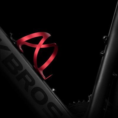 7. Rockbros 2017-11ARD Aluminum Bike Bottle Holder - Red