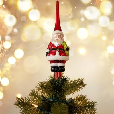 5. CHRISTMAS TREE TOP 28.5 CM SANTA CLAUS