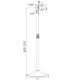 3. Techly ICA-TR10 Sign Holder 68.6 cm (27") Silver