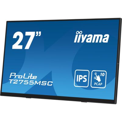 5. iiyama ProLite T2755MSC-B1 computer monitor 68.6 cm (27") 1920 x 1080 px Full HD LED Touchscreen Blade Black