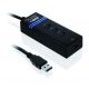 2. Hub IBOX USB 3.0 BLACK 4-PORTS IUH3FB (4x USB 3.0; black)