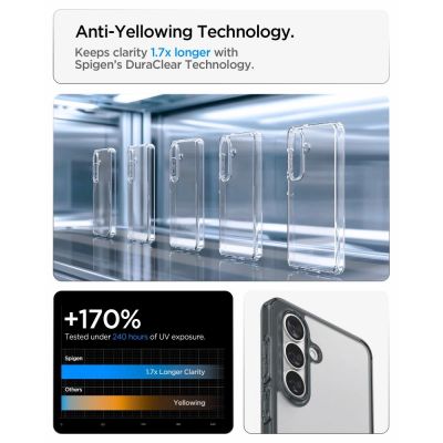 6. Spigen Ultra Hybrid Case for Samsung Galaxy S26 - Semi-Transparent