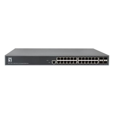 2. LevelOne GTL-2885 Managed Network Switch L3 Gigabit Ethernet (10/100/1000) Gray