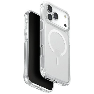 7. Uniq LifePro Xtreme Magclick Charging Case for iPhone 17 Pro Max - Clear-Glitter