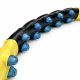 3. Wozinsky WHH-110 Hula Hoop Massager with Knots - Blue and Yellow