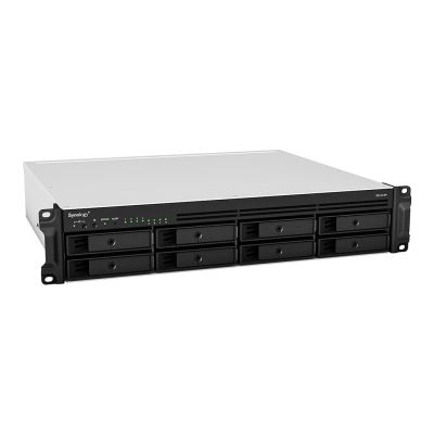 6. Synology RackStation RS1221RP+ NAS Rack Server (2U) Ryzen Embedded V1500B 4 GB DDR4 0 TB DiskStation Manager Black