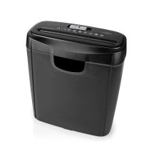 Nedis 10l DIN P-2 190W Black Paper Shredder