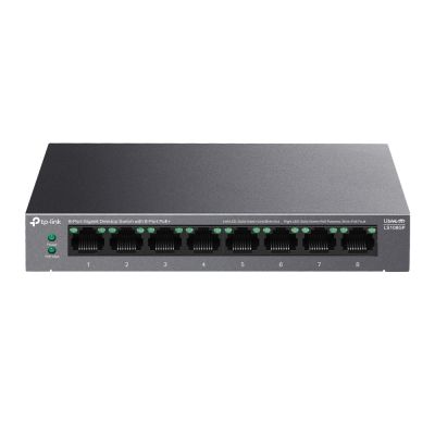 6. TP-Link LiteWave LS108GP Network Switch Unmanaged Gigabit Ethernet (10/100/1000) PoE Support Black
