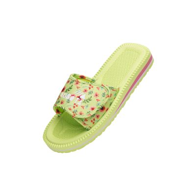 11. Kubota Velcro flaps multicolor floral green K25SS-100-001-18-1