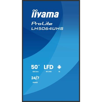 3. Monitor iiyama LH5064UHS-B1AG 50 IN LCD UHD - Flat screen - 127 cm