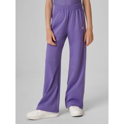 6. Girls' sports sweatpants 4F 4FJRSS26TTROF2019-51S