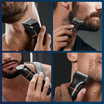 5. MAXGROOM JK-666 6-in-1 trimmer for beard, hair, body, nose and ears IPX6 - black