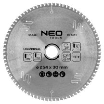 Circular saw blade, carbide, 254 x 30 mm, 80 teeth, universal