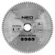 Circular saw blade, carbide, 254 x 30 mm, 80 teeth, universal