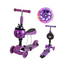 BALANCE SCOOTER 3IN1 ENERO BIEDRONKA PURPLE