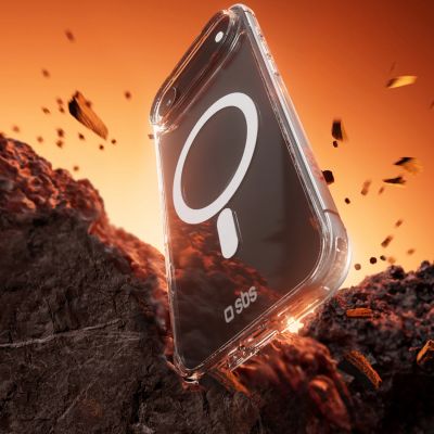 3. SBS Extreme Mag Case with D3O Technology for iPhone 17 Air - Transparent