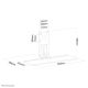 8. Neomounts KEYB-V200BLACK Laptop Stand Black