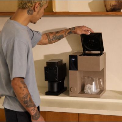 14. Aiden drip coffee maker chocolate brown FELLOW
