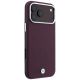 4. BMW Sign Deboss Quilted Metal Logo MagSafe Case for iPhone 18 Pro Max / 17 Pro Max - Burgundy