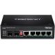 3. TRENDnet 6-Port Gbit PoE+ Metal Industrial Switch