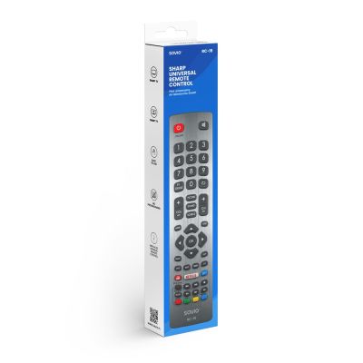 2. SAVIO UNIVERSAL REMOTE CONTROL/REPLACEMENT FOR SHARP-SMART TV RC-19